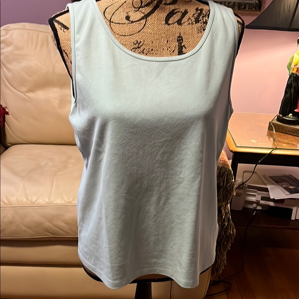 Women's Sea Foam Green Sleeveless Top